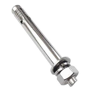 10 Pack M12x120mm Expansion Bolts Anchor Bolt 304 Stainless Steel External Hex Expansion Screw Bolt Sleeve Anchor Fastener Wall Concrete - size: M12*120