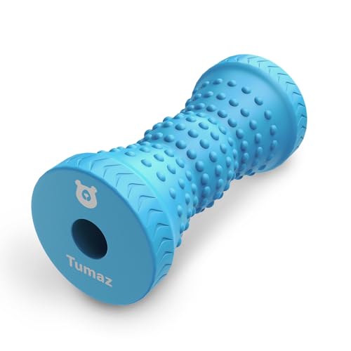 Tumaz Foot Roller for Deep Tissue Massage & Reflexology | Ergonomic Roller | Deep Tissue Massage | Reflexology | Portable Design | Ideal for Foot Recovery - color: Sky Blue