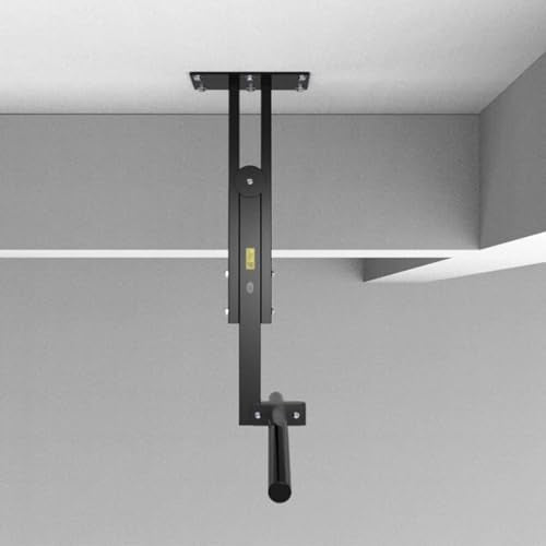 Height-Adjustable Ceiling Horizontal Bar, Ceiling Mount Pull Up, Strength Training Pull-Up Bars, Pull Up Bar for Home Gym, Safe and Stable, Load 600LB