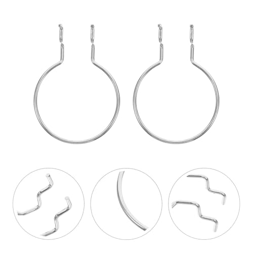 LIFKOME 10pcs Heavy-Duty Iron Pegboard Hooks with Circular Design for Craft and Garage Hanging Board Tool Hangers for Secure Storage and Space Optimization