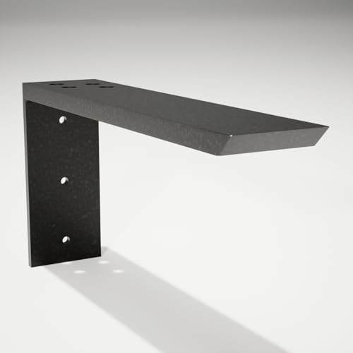 Solid Heavy Duty Aluminum L Bracket Countertop Support (12 Inch) 1 Count, Great for Kitchen Islands, Bathroom vanities, Made with American Aluminum , Hardware Included by Original Granite Bracket - size: 12 Inches, style: Aluminum