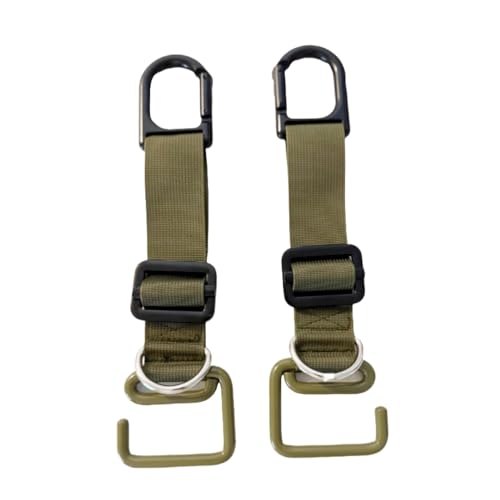 Resistance Band Hook Straps for Squat Harness V3 - color: Army Green