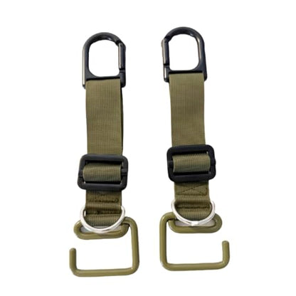 Resistance Band Hook Straps for Squat Harness V3 - color: Army Green
