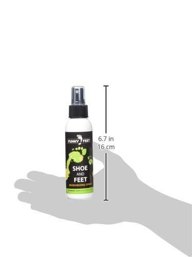 Shoe Deodorizer Spray - Foot Spray 4oz - Foot Deodorant Extra Strength - Shoe Odor Elimination - Essential Oils Blend for Sweaty Feet - 100% Natural and Organic - Made in USA