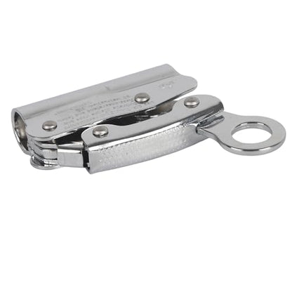 6KN Alloy Steel Climbing Anti Fall Self Locking Equipment, High Load Bearing, Reverse Grip Blocking Tooth Design, for Aerial Working, Maintenance, Construction, Pwshymizvpgawoqh6