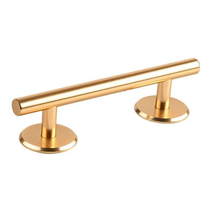 Simhoa Professional Fingerboard Rail, 20cm Skateboard Obstacle Rod with Stable Base, Mini Fingerboard Deck Fingerboard Ramp, Party Favor, Skatepark Accessory for Fingerboard Players, Round Gold - color: 20cm Round Gold