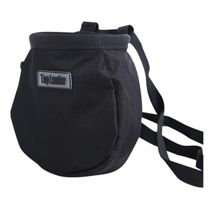 Climbing Chalk Bag Drawstring Pouch Rock Climbing Bag Workout Bouldering Pouch Adjustable Strap Oxford Cloth Portable Storage Suitable for Fitness Tra