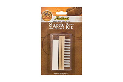 Fiebing's Suede & Nubuck Cleaner Kit - Remove Stains & Clean Shoes Boots Bags Coats, More - size: 1 Count (Pack of 1)