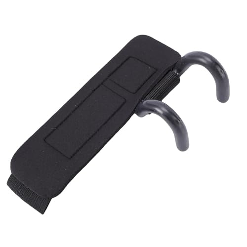 Weight Lifting Hook, 330lbs Load Bearing Wrist Straps with Rubber Dipped Metal Hooks for Deadlift, Pull Up, Rowing, Snatch - Adjustable Hand Grip Support