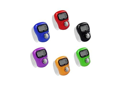 FIOTOK Electronic Finger Counter,5 Digit LCD Electronic Digital Display Finger Hand Tally Counter Counting for Golf,Goods Counting,Lap & Knitting