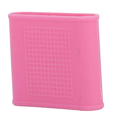 Finger Sleeves, 8pcs Finger Protector Silicone Finger Tube Golf Gloves Golf Finger Protector Tape Anti Slip Elasticity Golfer Swing Grip Golf Finger Band Cover Sets (Pink) - color: Pink