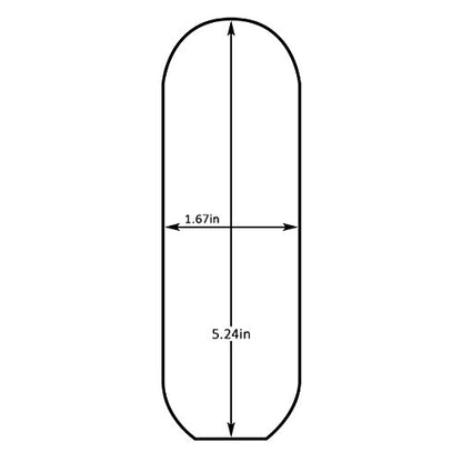 20 Pieces Stainless Steel Pedicure File Refill Pads 5.2" x 1.7'', Replacement Pads, Coarse-Fine Double Side Reusable with Removable Glue, Remove Callus & Dead Skin (20 Refills Pads) - size: 20 Count (Pack of 1)