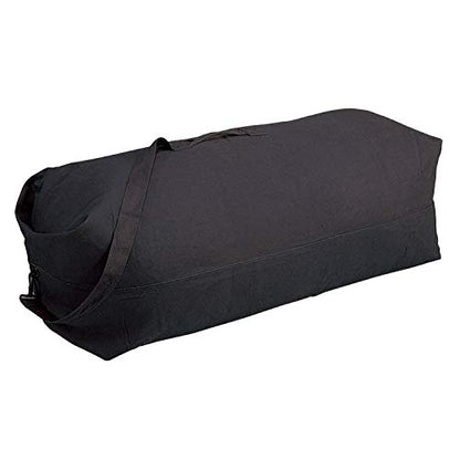 Stansport Deluxe Duffel Bag with Shoulder Strap - color: Black, size: 42" X 12" X 12"
