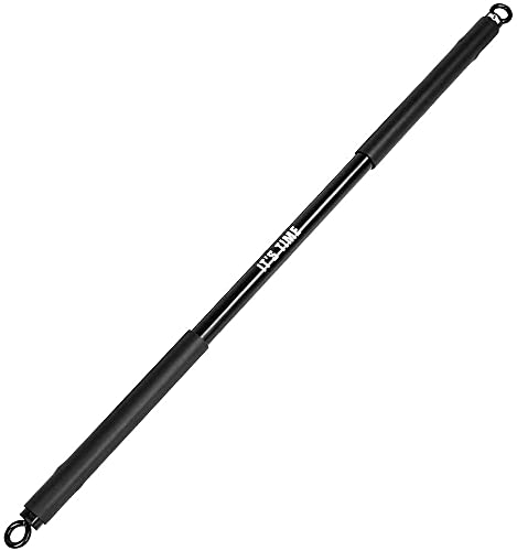 INNSTAR Cable Attachments for Gym, Heavy Cable Handles with Solid ABS Core Grips, D Handle Cable Attachment, Cable Machine Handles for Resistance Bands - color: Black 800LBS-38"Bar