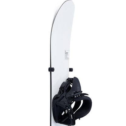 Arkorus [NEW] (4 PCS) Snowboard Wall Mount Storage – Edge-Safe Snowboards Hanger, Modern Floating Vertical Rack, Clip Hook Holder to Securely Store and Display Boards, Gear Organizer