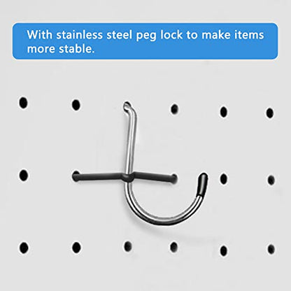 258pcs Pegboard Hooks And Accessories Set, Wall Organizer For Garage | Peg board hooks and bins set, fits 1/8, 1/4 inch boards, with peg locks, for garage, workshop, tool storage