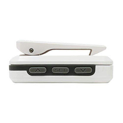Gymboss Plus Interval Timer and Stopwatch - White/Black Hardcoat - color: White / Gray