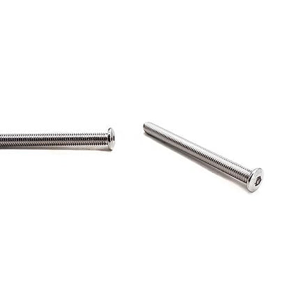 6pcs M8 x 100mm Rivet Countersunk Socket Cap Allen Head Bolts Screws Connecting for Furniture, 304 Stainless Steel - size: 6pcs M8 x 100mm
