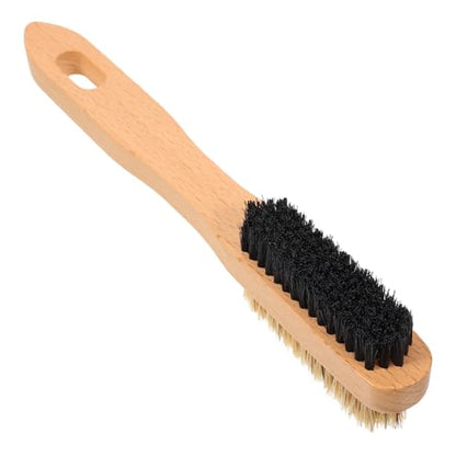 KESYOO Medium Size Climbing Boulder Cleaning Brush with Natural Boar Firm Bristles, Ergonomic Handle and Portable Design for Outdoor Climbing Tools