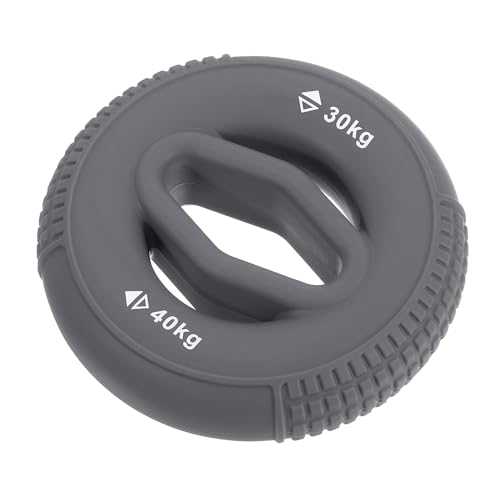 uxcell Hand Grip Strengtheners, Grip Strength Training for Rock Climbing - color: Grey