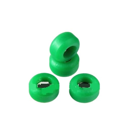 Fingerboard Wheels 8Pcs Professional PU+Metal Urethane CNC Bearing Wheel for Wooden Fingerboard Wheels(Green) - color: Green