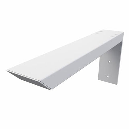 The Original Granite Bracket Countertop Support L-Bracket (Industrial - White, 10 Inches) - size: 10 Inches, style: Industrial - White
