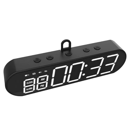 Gym Timer, Portable Workout Timer With Strong Attachment Force, Multi-Function Interval Timer For Home Gym, Fitness, Sports, Kitchen, Custom & Preset Modes
