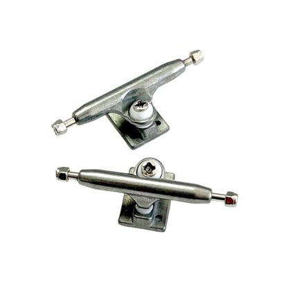 Fingerboard Trucks 1 Piece V3 Fingerplate Bracket Set, Reverse Kingpin, 29mm, 32mm, 34mm, 36mm(32mm Polished) - color: 32mm Polished