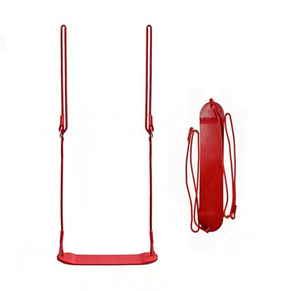 Heavy Duty Plastic Swing Seat for Kids and Adults Backyard 350lbs | Swing Set with Adjustable Rope, Ninja Course Accessory for Indoor Outdoor Playground Toys CPSC Approval - size: Swing