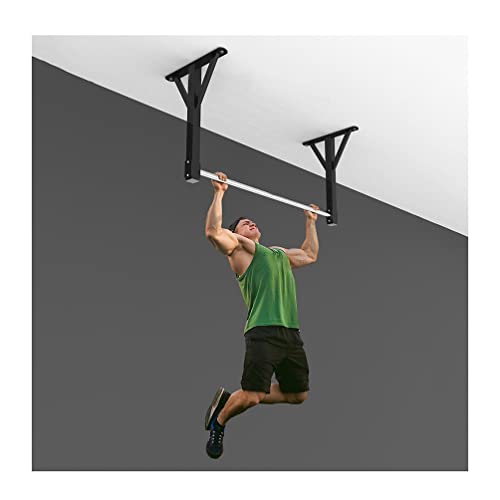 Fitness Equipment Pull-Up Bars Steel Chin Up Bar for Home Gym, Wall and Ceiling Mounted Fitness Bar, Height Adjustable, Load 300Kg