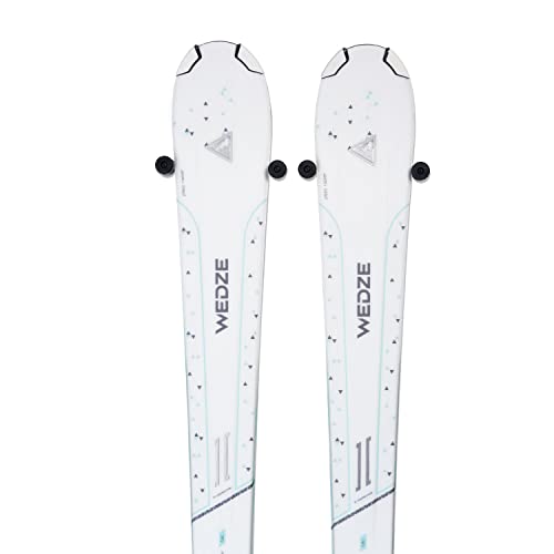 Arkorus [NEW] (8 PCS) Ski Wall Mount Storage – Edge-Safe hanger, Modern Floating Vertical Rack, Clip Hook Holder to Securely Store, Hang and Display Skis, Space-Saving Skiing Equipment Organizer