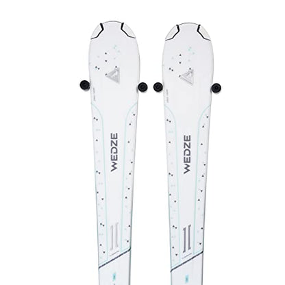 Arkorus [NEW] (8 PCS) Ski Wall Mount Storage – Edge-Safe hanger, Modern Floating Vertical Rack, Clip Hook Holder to Securely Store, Hang and Display Skis, Space-Saving Skiing Equipment Organizer