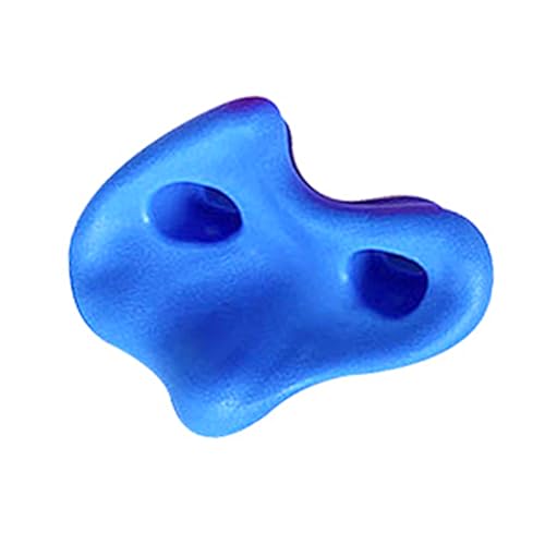 CHICIRIS 12PCS Rock Climbing Holds, PE Ergonomic Comfortable Hand Feeling Wall Grips with High Strength Screws and Wrench Tools, for Indoor Outdoor Kids Adults Training - color: Blue