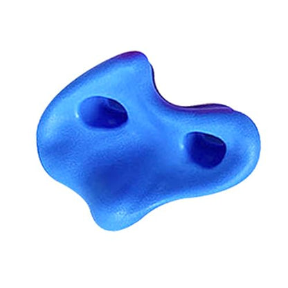 SUNGOOYUE 20 PCS Rock Climbing Holds, Ergonomic PE Rock Wall Grips with Screws and Wrench Tool, for Indoor Outdoor Kids - color: Blue