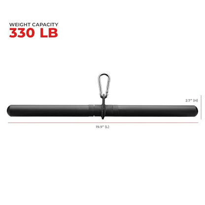 Sunny Health & Fitness Power Cage Squat Rack Attachments for Home Gym | Strength Training, Expanded Workout Variety, Durable Construction, Secure Fit, Quick Installation, Versatile Exercise Support - style: Straight Bar