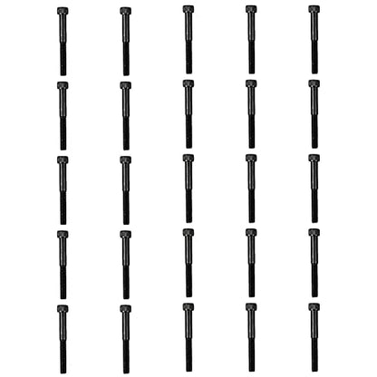 Atomik 3/8 x 3 inch Long Alloy Steel Bolts 25 Pack Durable Hardware for Rock Climbing Holds 3/8-16 Socket Head Allen Bolt Designed for Indoor Use Wall Supplies - size: 25 Pack 3/8x3 in. 3/8-16 Allen Head Black