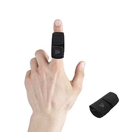 Finger Splint Finger Sleeves Protectors, Adjustable Trigger Finger Splints Thumb Splint Brace for Finger Support Compression Finger Tape for Arthritis - L - size: Large, style: Single
