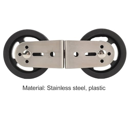 Cable Pulley System, Two Way Pulley Block, Stainless Steel Silent Bearing, Suitable for pulldown attachments on Home Fitness Equipment. - size: Plastic