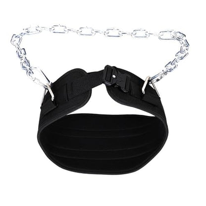 Weightlifting Dipping Belt With Chain Weight Dip With Steel For Pullups Gym Workout Lifting Waist Belt