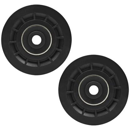 Pulley 78 mm, pulley for ropes, pulleys with ball bearings, pulley, replacement parts, fitness equipment, power station wheels, 2 pieces - color: 78mm-2 PCS-P
