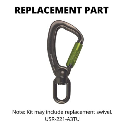 1/2" - The Vine All-in-One Arborist Flip Line Kit w/Aluminum Swivel Eye - (8', 10', 12' Arborist Climbing Rope) - size: 1/2 in. x 10 ft.