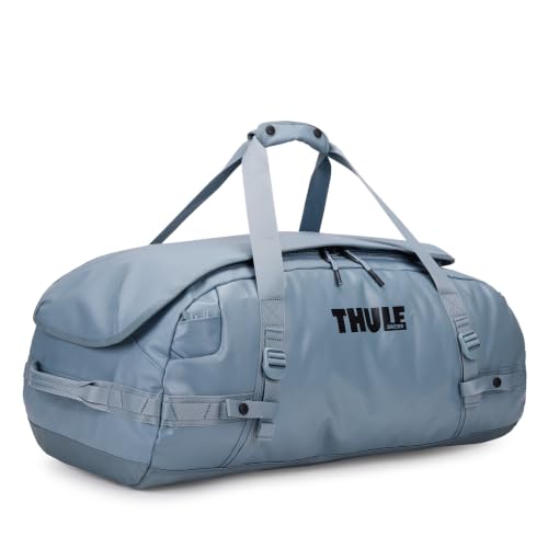 Thule Chasm Duffel bag, Weather-resistant materials, Easy packing, Converts to backpack, Internal pockets, Travel-ready - color: POND GRAY, size: 70L