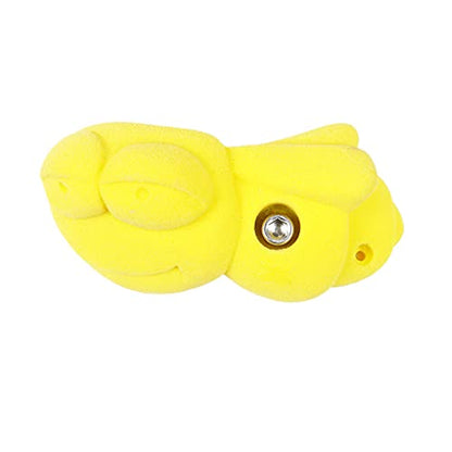 Atomik Rock Climbing Holds Bolt-On Bee in Yellow