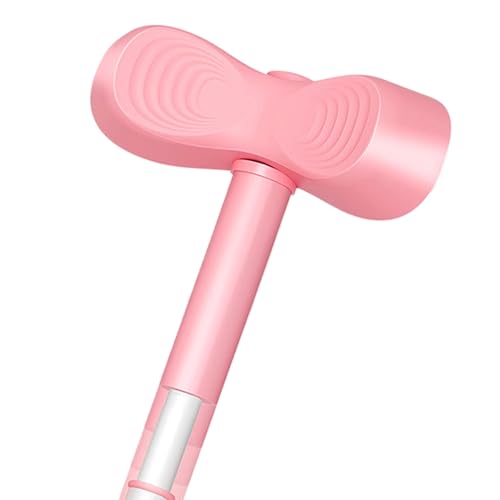 Back Stretcher Yoga Stick Upper Body Alignment Stretching Bar | Exercise Cross Stick for Home Apartment Bodybuilding Fitness Workout After Sports - color: rose