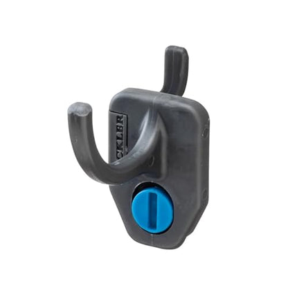 ROCKLER Hang-Tight Pegboard C Hooks for Hanging Tools - Secure Hold Heavy Duty Pegboard Hooks w/Locking Design - Ideal Wall & Shelf Organizers to Provide A Snug Fit On Both Steel & Hardboard Panels