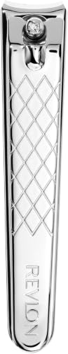 Revlon Toenail Clipper with File, Nail Care Tool with a Curved Blade for an Accurate Trimming and Grooming, Easy to Use (Pack of 12) - size: 1 Count (Pack of 12)