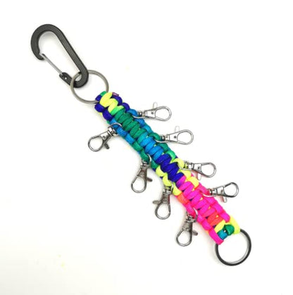 10 Inch Handmade Cheer Bows Holder 2 Pcs for Cheerleading Teen Girls High School - color: Multicolor