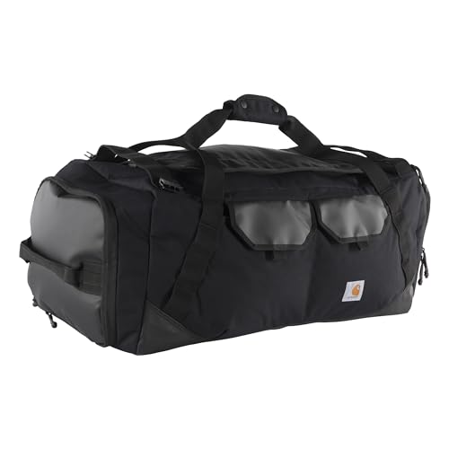 Carhartt Heavy Haul Utility Duffel Bag's, Water-Resistant Packable Bag for Jobsite, Gym, and Travel - color: Black, style: 75l
