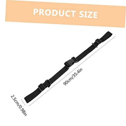 UKCOCO 2Pcs Sturdy Bundle Straps Tie Down Fastener Webbing Belt for Securing Bags Tents Yoga Mats High Strength Load Bearing Capability