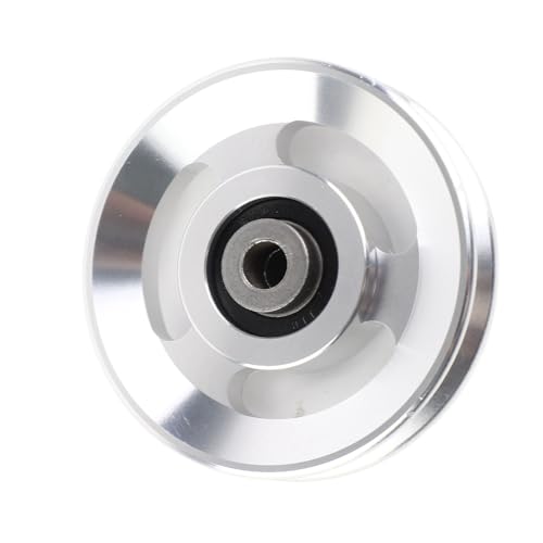 TROUVAILLE Bearing Pulley Wheel, 90mm Aluminum Cable Pulley Wheel, Maximum 660LBS Load, Power Rack Pulley Attachment for Gym Equipment